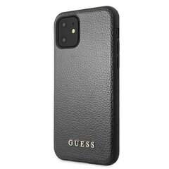 Guess GUHCN61IGLBK iPhone 11 melns/black ciets maciņš Iridescent cena un informācija | Telefonu vāciņi, maciņi | 220.lv