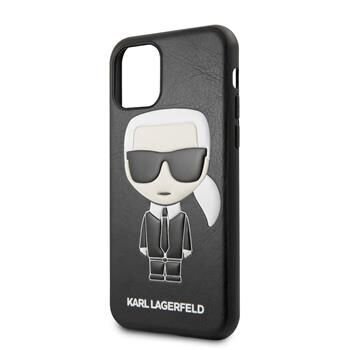 Karl Lagerfeld Apple iPhone 11 Pro Embossed Maciņš Melns cena un informācija | Telefonu vāciņi, maciņi | 220.lv