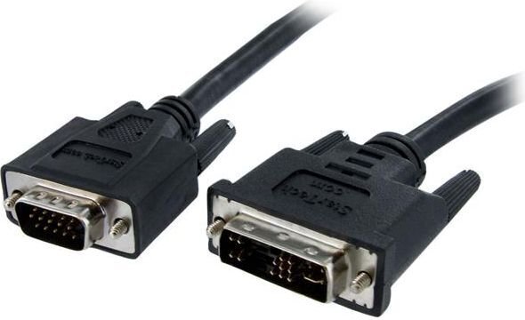 VGA uz DVI Adapteris Startech DVIVGAMM2M (2 m) Melns cena un informācija | Kabeļi un vadi | 220.lv