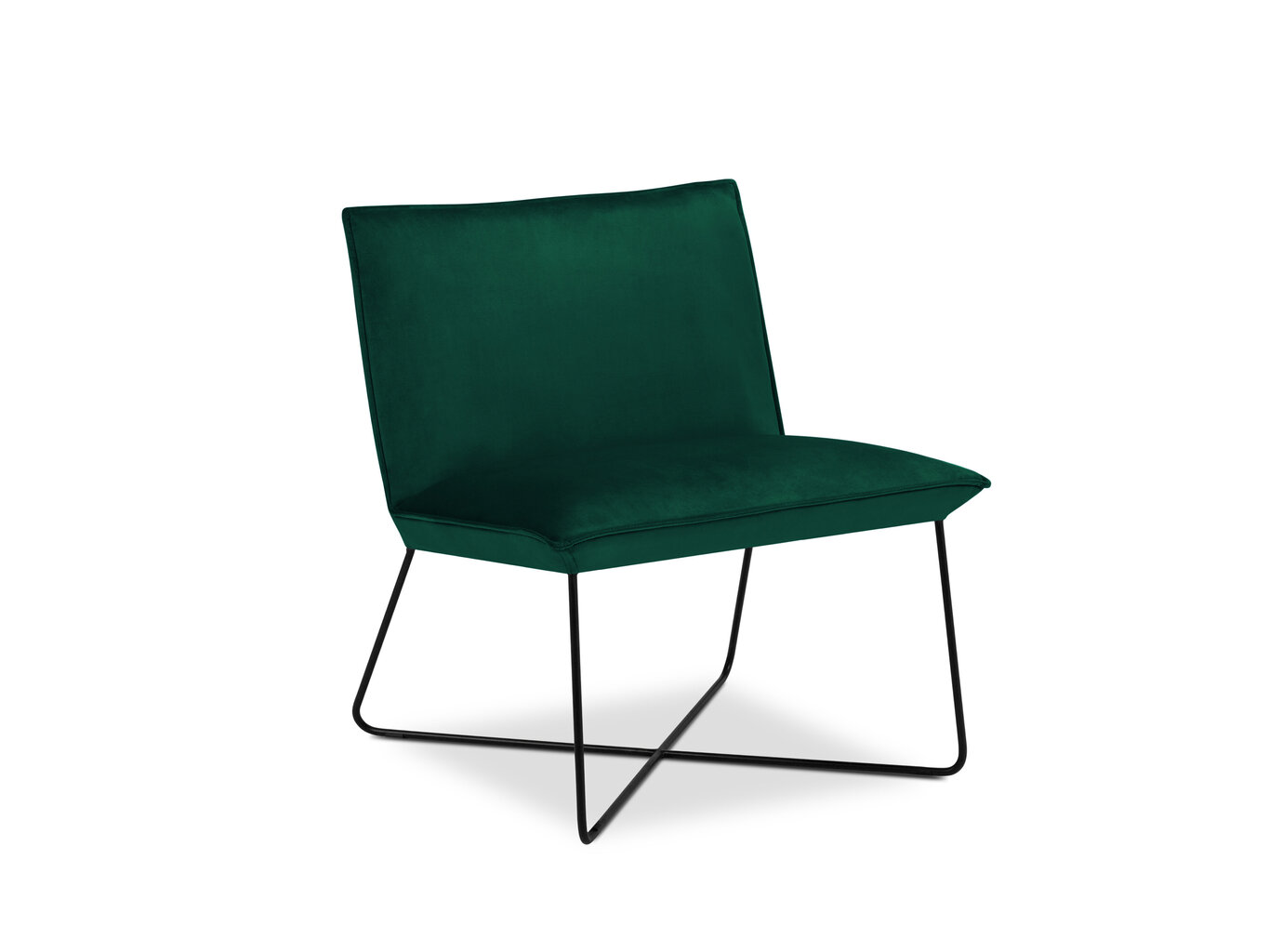 Krēsls Interieurs86 Etienne, tumši zaļš cena un informācija | Atpūtas krēsli | 220.lv