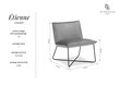 Krēsls Interieurs86 Etienne, gaiši zaļš cena un informācija | Atpūtas krēsli | 220.lv