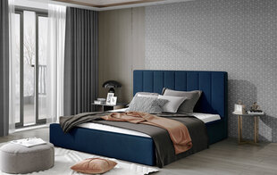 Кровать NORE Audrey 10, 160x200 см, синяя цена и информация | Кровати | 220.lv