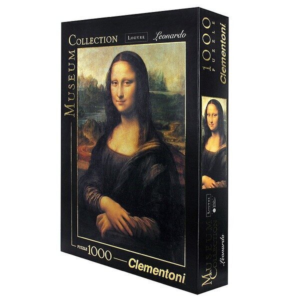 Puzle Clementoni Multi-Colour Leonardo Da Vinci Mona Lisa 1000 d. cena un informācija | Puzles, 3D puzles | 220.lv