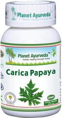 Пищевая добавка Planet Ayurveda™ Carica Papaya, 60 капсул цена и информация | Витамины, пищевые добавки, препараты для хорошего самочувствия | 220.lv