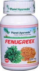 Пищевая добавка Fenugreek Planet Ayurveda, 60 капсул цена и информация | Витамины, пищевые добавки, препараты для хорошего самочувствия | 220.lv