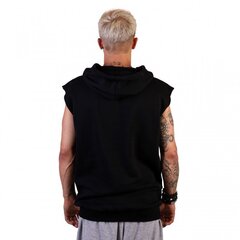 Džemperis Chuwak Sleeveless Hoodie Solid Black Unisex цена и информация | Мужские толстовки | 220.lv