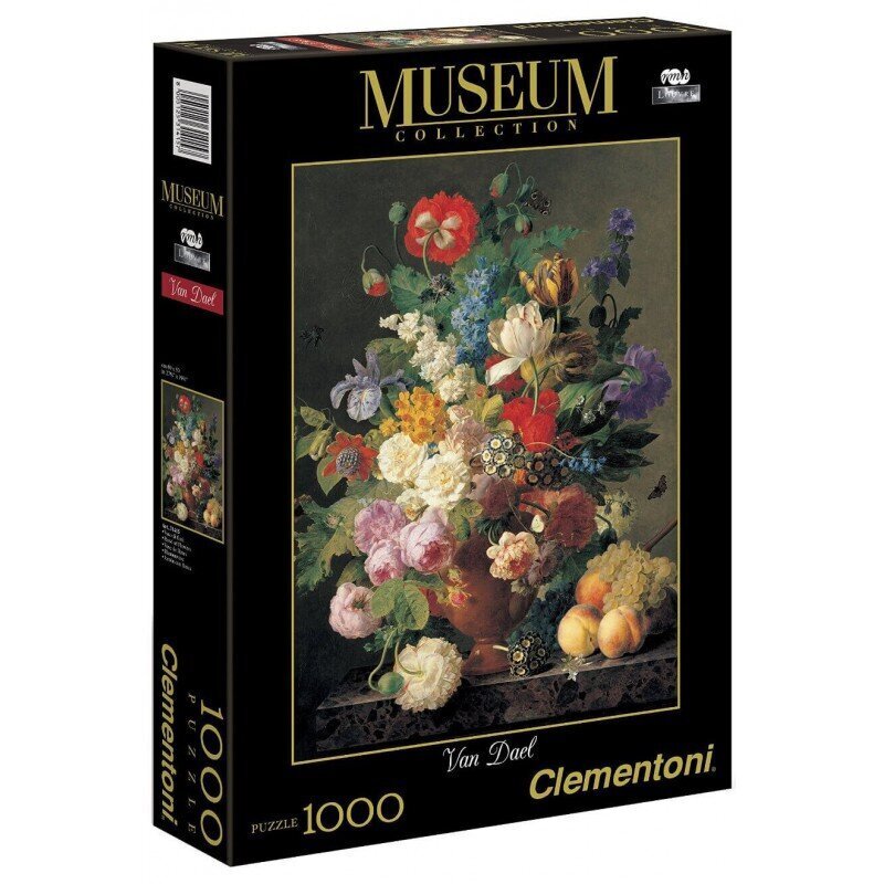 Puzle Clementoni Museum Bowl of Flowers 1000 d. цена и информация | Puzles, 3D puzles | 220.lv