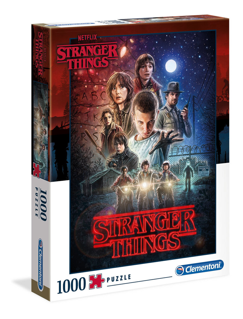 Puzle Clementoni Stranger Things 1 1000 d. cena un informācija | Puzles, 3D puzles | 220.lv