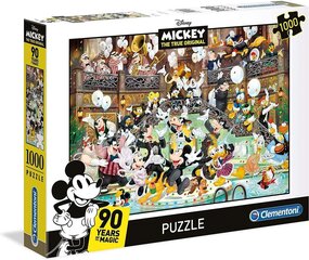 Puzle Clementoni Disney Mickey 90 Years of Magic 1000 d. cena un informācija | Puzles, 3D puzles | 220.lv