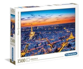 Головоломка Clementoni High Quality Paris View 1500 д. цена и информация | Пазлы | 220.lv