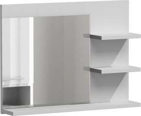 Spogulis ar plauktu NORE Lumo L3, balts cena un informācija | Spoguļi | 220.lv
