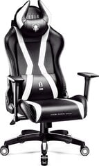 Spēļu krēsls Diablo X-Horn XL, melns/balts cena un informācija | Biroja krēsli | 220.lv