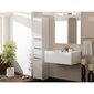 Augstais vannas istabas plaukts S33, balts цена и информация | Vannas istabas skapīši | 220.lv