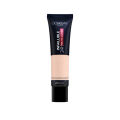 Grima pamats L’Oreal Paris Infallible Matte Cover 25 Rose Ivory, 30ml cena un informācija | Grima bāzes, tonālie krēmi, pūderi | 220.lv