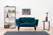 Dīvāns Artie Nitta, zils cena un informācija | Dīvāni | 220.lv