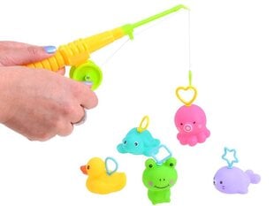 Gumijas vannas rotaļlietas dzīvnieki Baby Toys, 5 gab. цена и информация | Игрушки для малышей | 220.lv