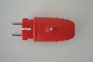 Kontaktdakša gumijas N&L IP44, sarkana cena un informācija | Elektrības slēdži, rozetes | 220.lv