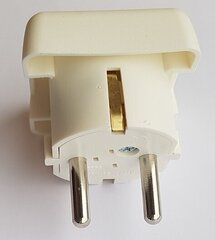 Штекерь N&L с заземлением, под наклоном цена и информация | Электрические выключатели, розетки | 220.lv