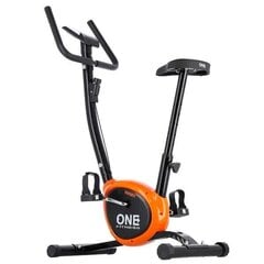 Велотренажёр One Fitness RW3011, черный / оранжевый цена и информация | Велотренажеры | 220.lv