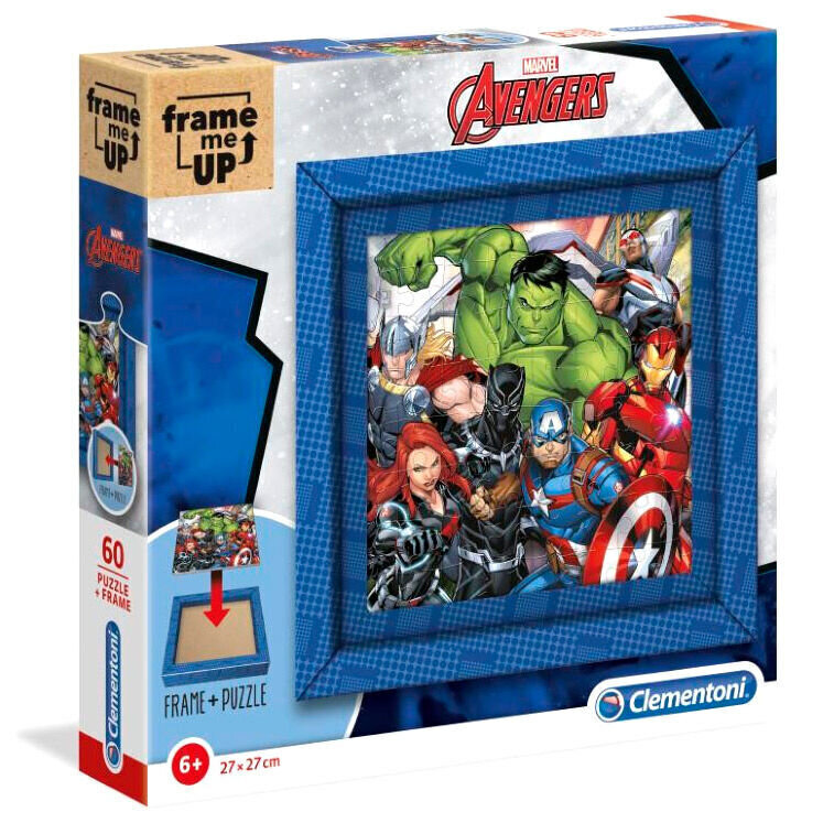 Puzle Clementoni Frame Me Up Avengers 60 d. cena un informācija | Puzles, 3D puzles | 220.lv