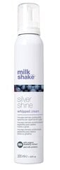 Пена для волос Milk Shake Silver Shine, 200 мл цена и информация | Средства для укладки волос | 220.lv