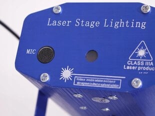 Лазерный проектор с микрофоном цена и информация | Праздничные декорации | 220.lv