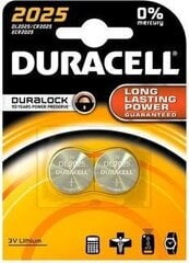 Lithium batteries Duracell (Li; 2) цена и информация | Аккумуляторы для видеокамер | 220.lv