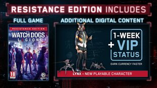 Spēle priekš Xbox One/Xbox Series X, Watch Dogs: Legion Resistance Edition cena un informācija | Datorspēles | 220.lv