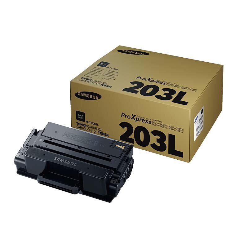 Printera kasetne Samsung HC MLT-D203L/ELS (SU897A), melna цена и информация | Kārtridži lāzerprinteriem | 220.lv