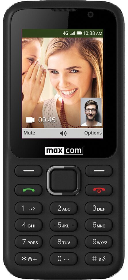 Maxcom MK241 4G, 512 MB Black цена и информация | Mobilie telefoni | 220.lv