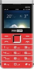 Maxcom Comfort MM760, Dual SIM Red cena un informācija | Mobilie telefoni | 220.lv