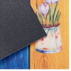 3D durvju paklājiņš Flowers 45x70 cm cena un informācija | Kājslauķi | 220.lv