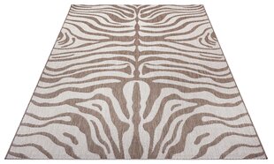 Paklājs Cowhide look Light-brown 160x230 cm cena un informācija | Paklāji | 220.lv