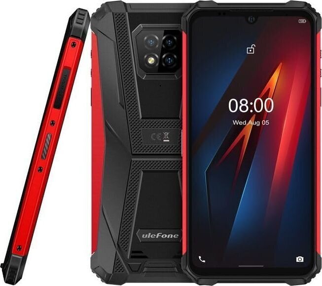 Ulefone Armor 8, 64 GB, Dual SIM, Red цена и информация | Mobilie telefoni | 220.lv