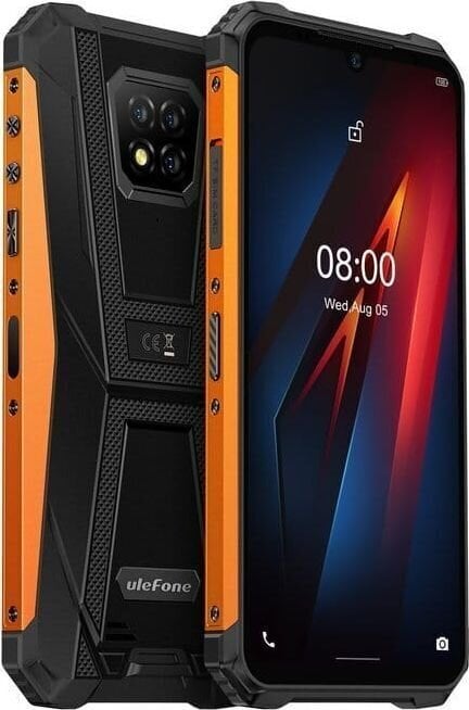 Ulefone Armor 8, 64 GB, Dual SIM, Orange цена и информация | Mobilie telefoni | 220.lv