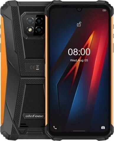 Ulefone Armor 8, 64 GB, Dual SIM, Orange цена и информация | Mobilie telefoni | 220.lv