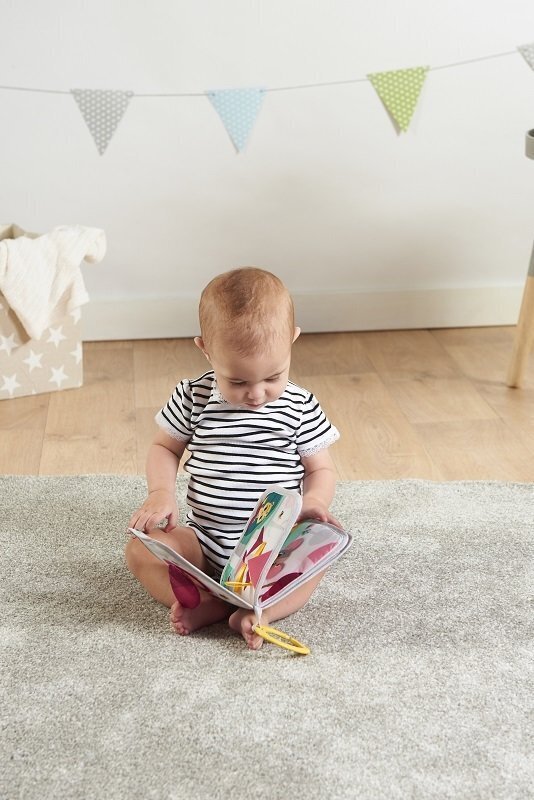 Mīksta grāmata ar graužamo rotaļlietu Tiny Love цена и информация | Rotaļlietas zīdaiņiem | 220.lv