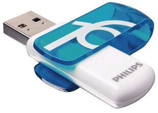 USB флешка Philips 16GB USB 2.0 Snow Edition Blue цена и информация | Philips Внешние носители данных | 220.lv