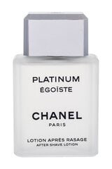 Лосьон после бритья для мужчин Chanel Platinum Egoiste 100 мл цена и информация | Мужская парфюмированная косметика | 220.lv