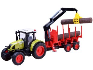 Трактор - лесовоз с прицепом Farmland цена и информация | Игрушки для мальчиков | 220.lv
