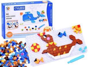 Izglītojoša mozaīka-okeāns Toy Bricks Puzzle cena un informācija | Attīstošās rotaļlietas | 220.lv