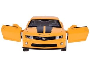 Автомобиль Die Cast Металлический Chevrolet Camaro SS, желтый цена и информация | Игрушки для мальчиков | 220.lv