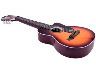 Музыкальная шестиструнная детская гитара, коричневая цена и информация | Развивающие игрушки | 220.lv