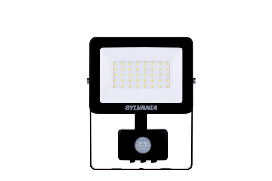 LED prožektors ar sensoru Sylvania IP54PIR 2800lm 830 cena un informācija | Āra apgaismojums | 220.lv