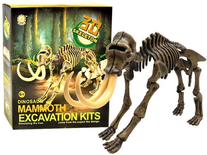 Arheologa komplekts - mamuts Excavation Kits цена и информация | Attīstošās rotaļlietas | 220.lv