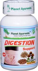 Пищевая добавка для пищеварения „Digestion Support" Planet Ayurveda 60 капсул цена и информация | Витамины, пищевые добавки, препараты для иммунитета | 220.lv