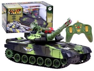 Attālināti vadāms tanks War Tank, zaļš цена и информация | Игрушки для мальчиков | 220.lv