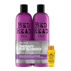 Komplekts TIGI Bed Head Dumb Blonde Tweens 2x750ml + RICH Argan Oil Argana Eļļas Eliksīrs 30ml цена и информация | Шампуни | 220.lv