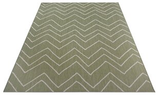 Paklājs Zig Zag Green 200x290 cm cena un informācija | Paklāji | 220.lv