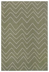 Paklājs Zig Zag Green 200x290 cm cena un informācija | Paklāji | 220.lv